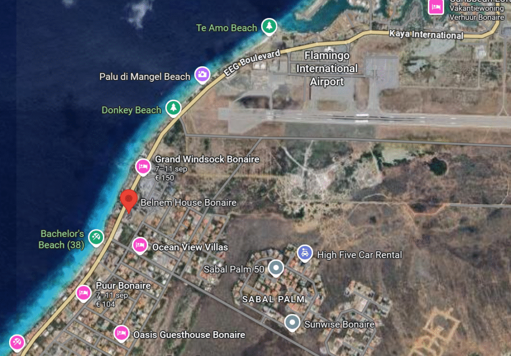 Belnem House Bonaire locatie