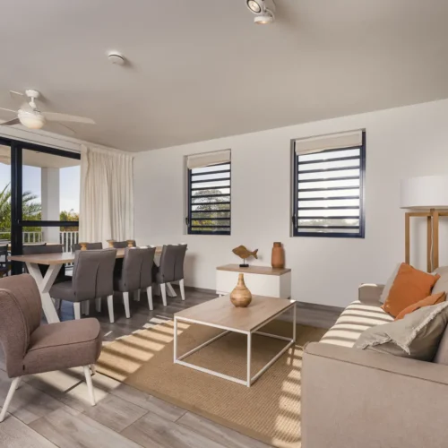 Resort Bonaire woonkamer