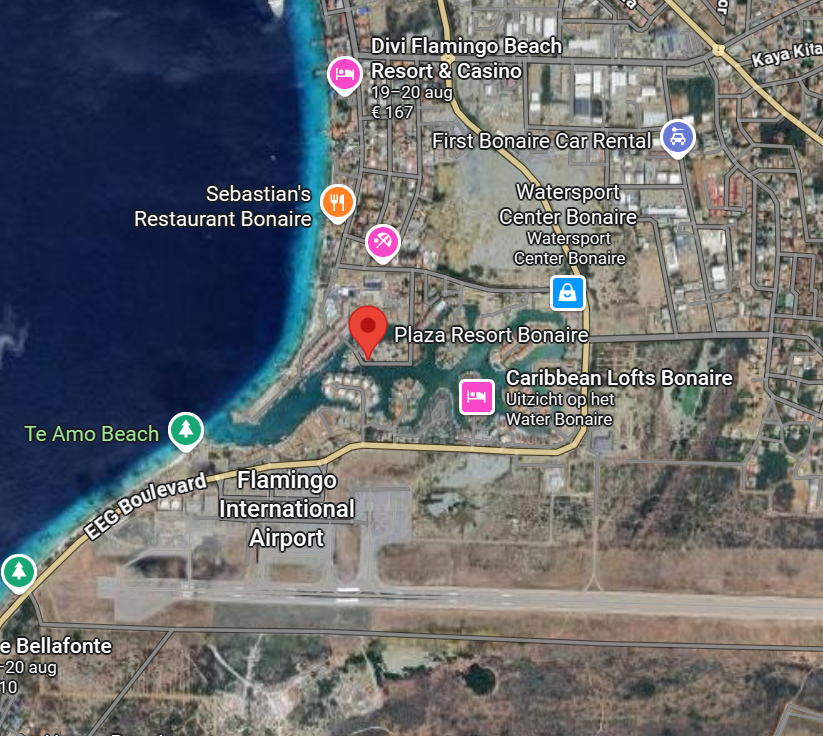 Van der valk Bonaire locatie