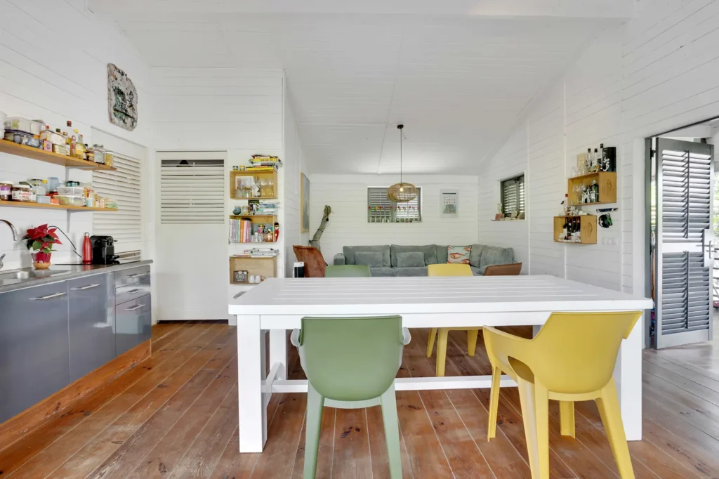 Red palm village bonaire woonkamer en keuken