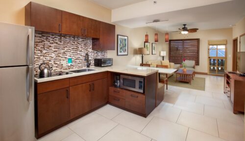 Eagle Resort Aruba Keuken en Woonkamer